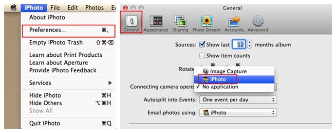 launch iphoto on mac