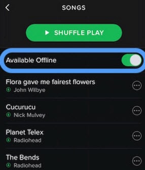 télécharger de la musique sur iPhone avec spotify