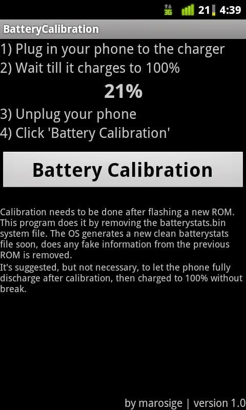 Top Android Root App: Battery Calibration