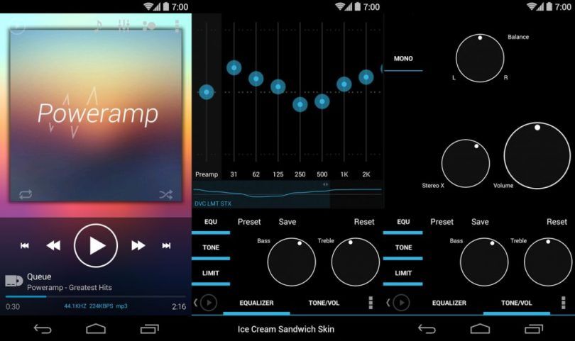 aplicación de música para S9/S20 - poweramp