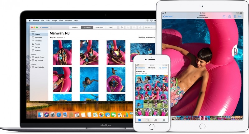 transferir fotos do Mac para iPhone
