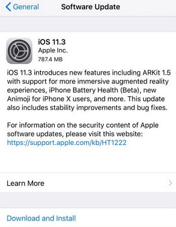 تحديث ios لإصلاح جهات اتصال iPhone التي لاتتزامن مع icloud