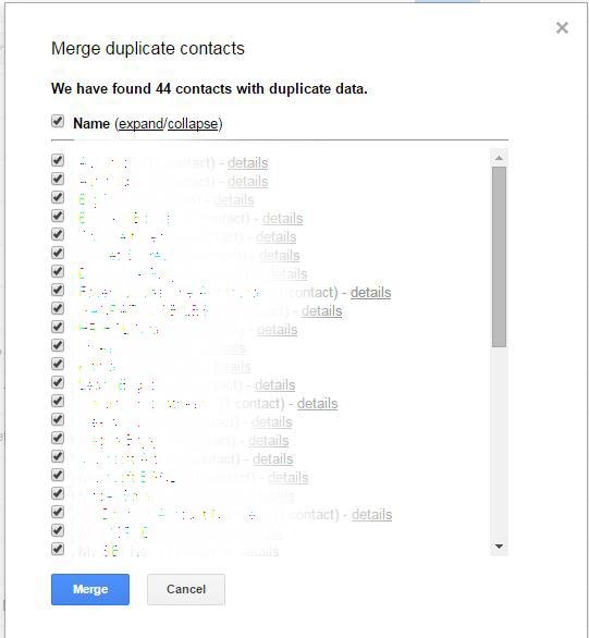 Zusammenführen von Kontakten in Samsung/Android-Telefonen mit Google Mail