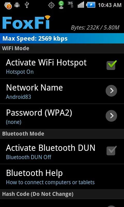 Free Wifi hotspot apk FoxFi