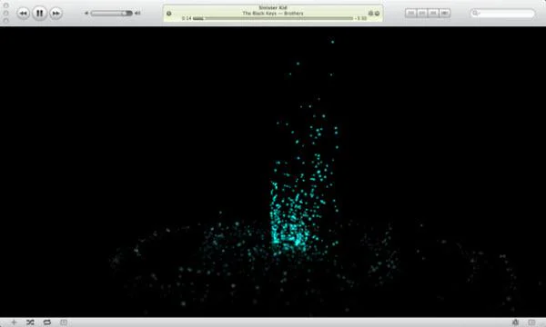 Visualizador do iTunes - Fountain Music