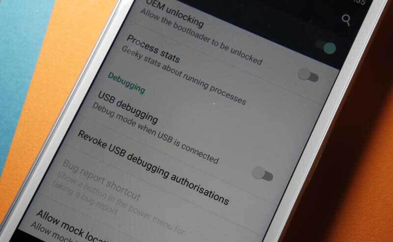 Enable USB Debugging for moto android oreo update
