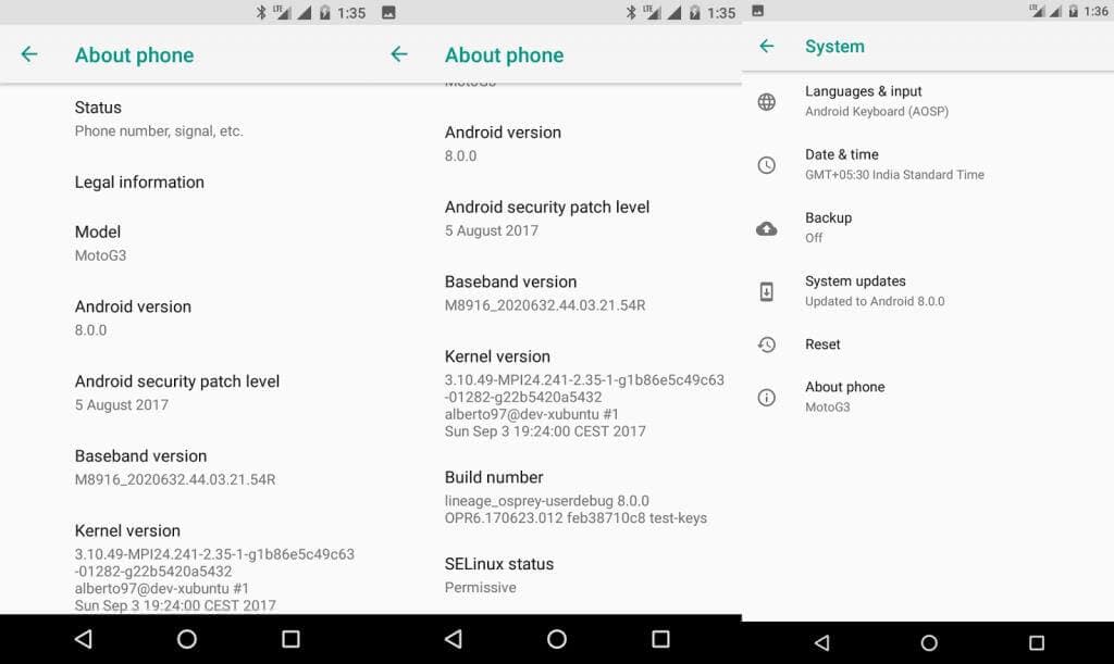 reboot after moto android oreo update