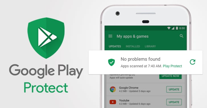 حماية google play في android oreo