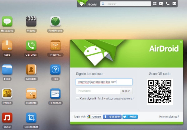 transferência de arquivos mac para android: Wi-Fi 