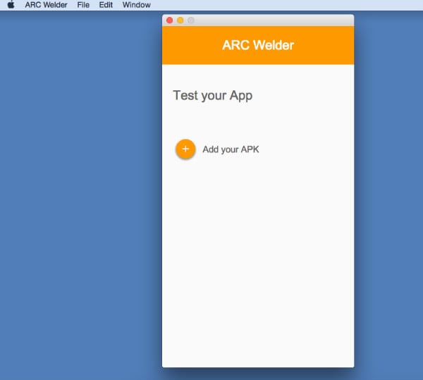  exécuter des applications Android sur Mac: arc-welder