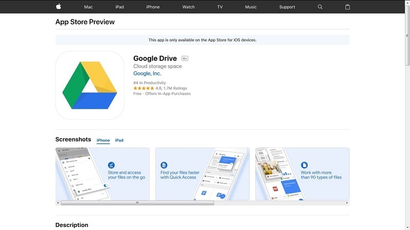 how to transfer photos from iphone to google drive