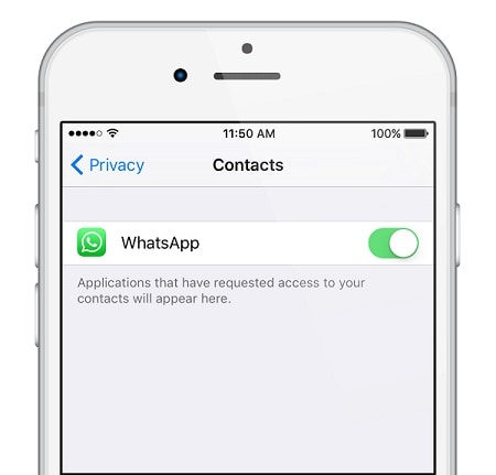 ios 12 whatsapp المشاكل والحلول ، دع WhatsApp يصل إلى جهات الاتصال الخاصة بك