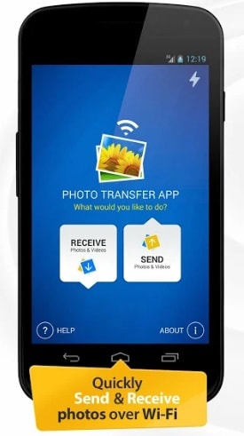 app de transferência de dados entre android-App Photo Transfer para Dispositivos Android