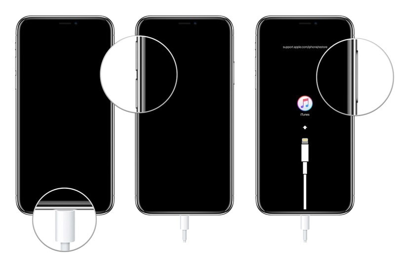 iPhone XS (Max) Bildschirm reagiert nicht - versetzen Sie Ihr Telefon in den Wiederherstellungsmodus