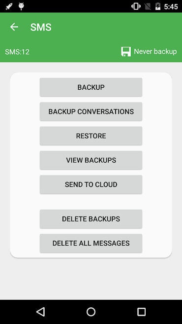 aplicación de recuperación de whatsapp - Super Backup: SMS y contactos