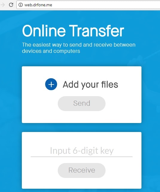 how to transfer files from pc to android-open the app