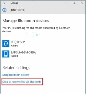 cómo transferir archivos de la computadora a android-Enviar y recibir archivos usando Bluetooth