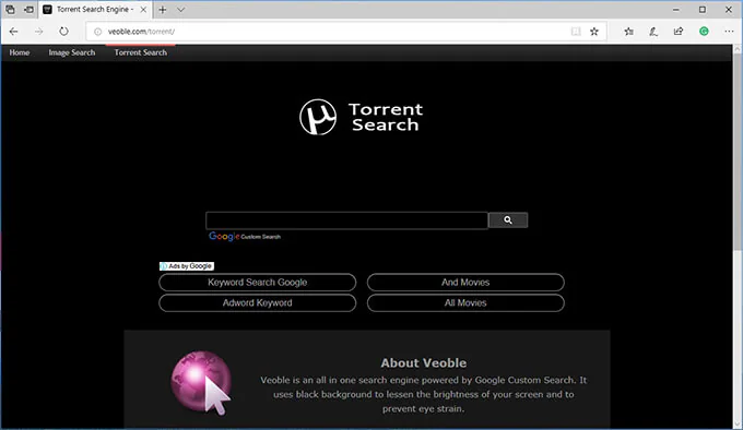 Moteur de recherche BitTorrent - Veoble