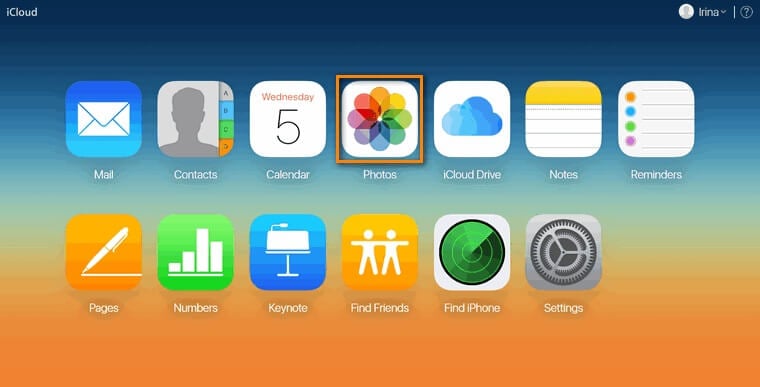 نقل صور iCloud إلى Android على  Mac- الخطوة 2