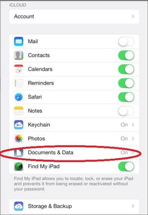 activar documentos y datos