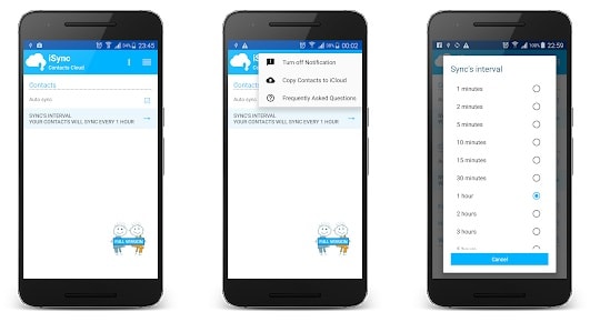 icloud-Kontakte zu Android-Sync-Anwendung - 3
