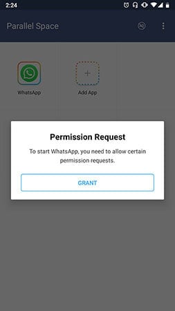 dual whatsapp - Berechtigungen erlauben