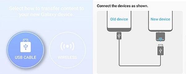 move from iphone to samsung S10/S20 - connect ios and samsung
