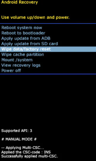 Android recovery reboot to bootloader