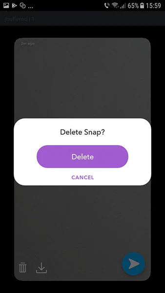 how to delete snapchat story