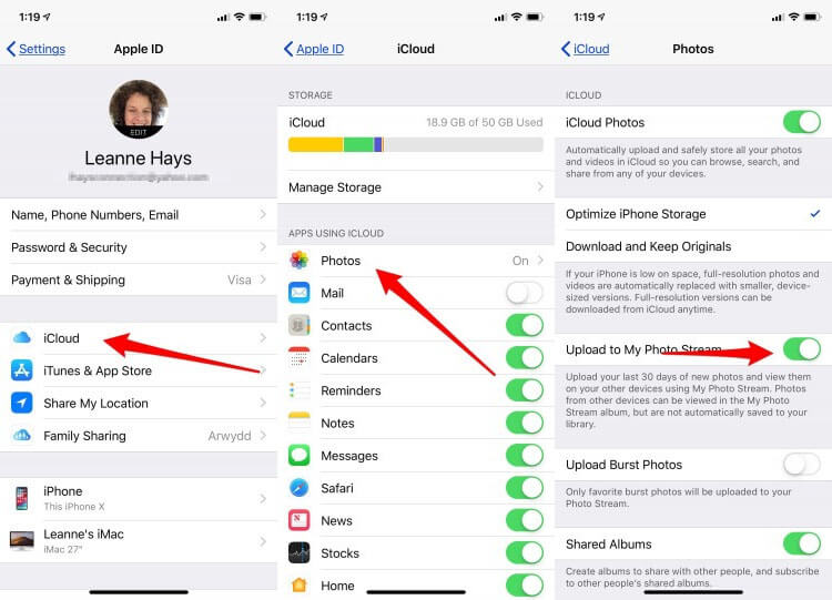 Найти iphone через icloud с другого телефона