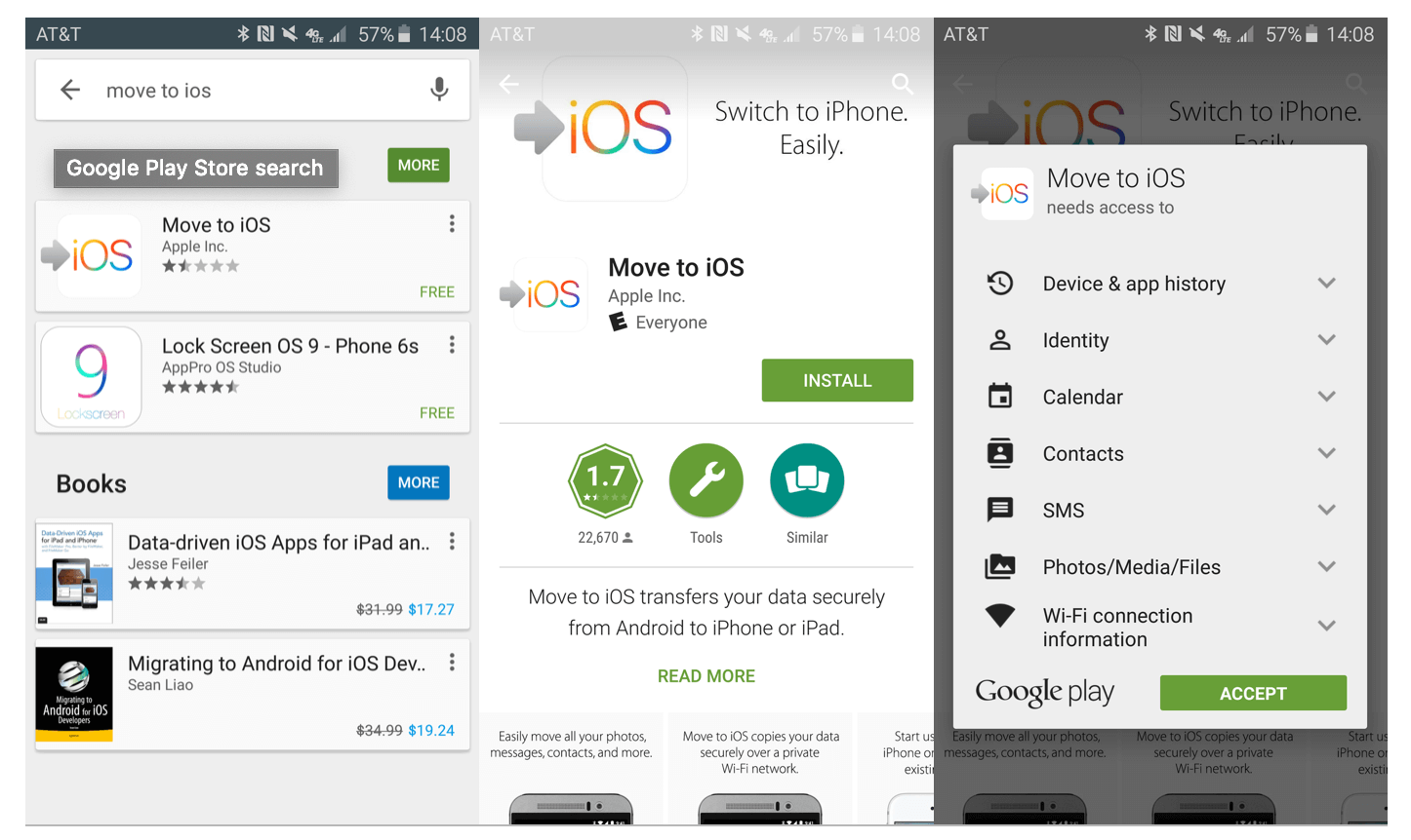 download the Move to iOS