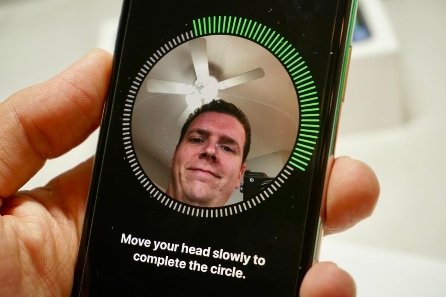face id recording
