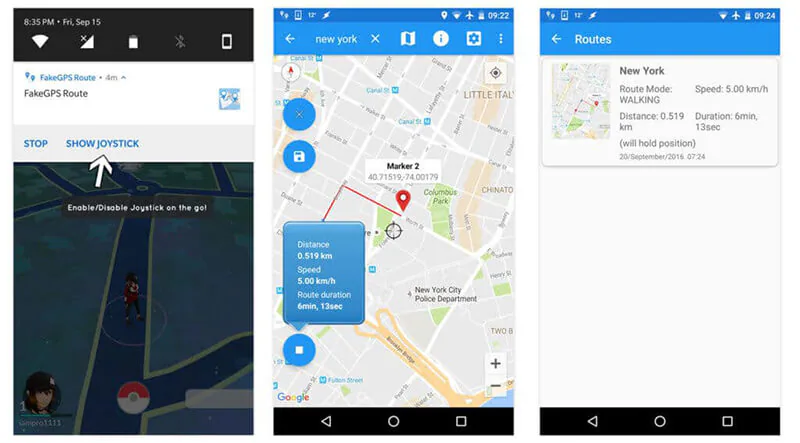 Joystick Solution ! How to Spoof Pokemon Go ! Google play service Hack Ios  / Android 6,7,8,9 