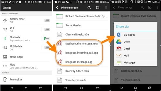 So übertragen Sie Fotos von Android zu Android per Bluetooth