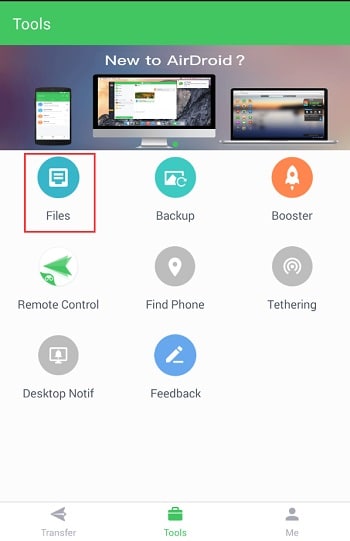 transfer photos from mac to android using airdroid