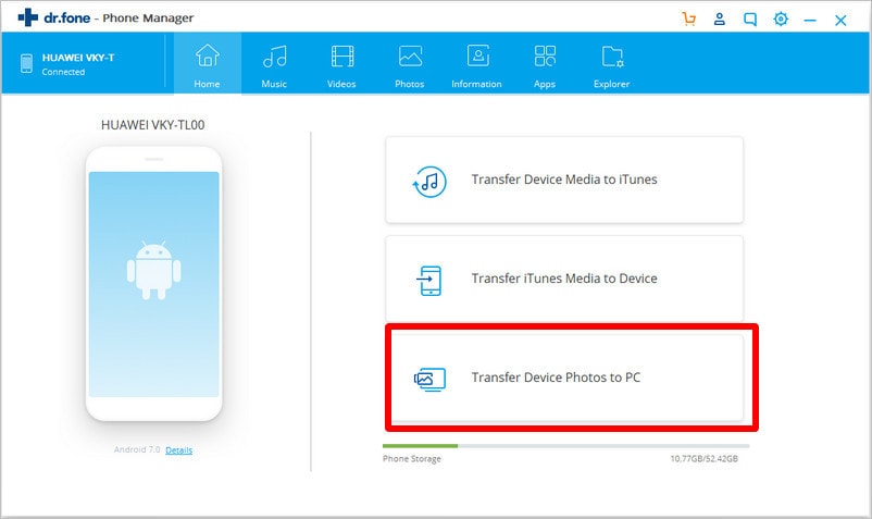How to Transfer Photos from Samsung S20 to PC? Dr.Fone