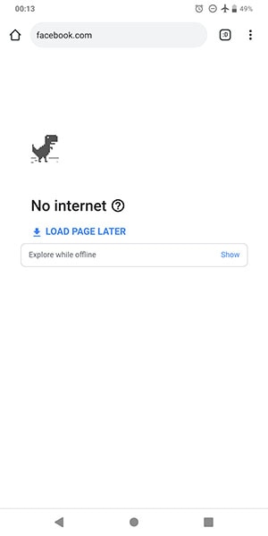 no hay internet