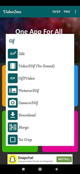 send a gif on whatsapp on android 4