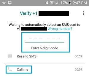 free sms number for whatsapp verification