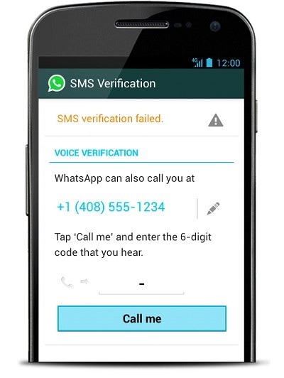 تأكيد whatsapp بدون بطاقة sim 11