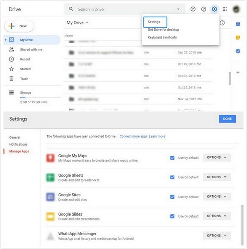 how to restore backup from google drive to ilhone