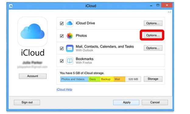 how to get pictures from icloud on computer to phone