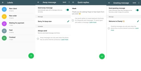 Strumento di messaggistica WhatsApp Business