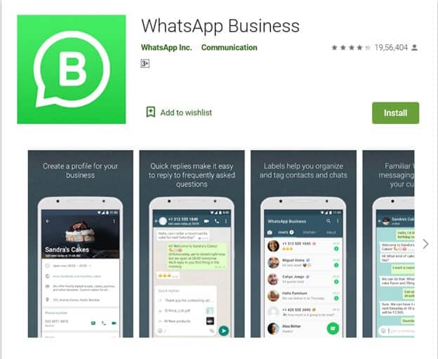 Perfil de WhatsApp Business ima-3