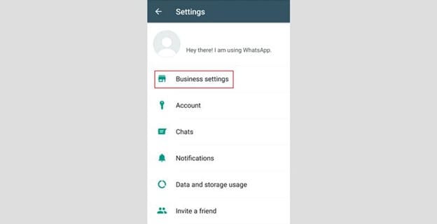 Configuración de WhatsApp business