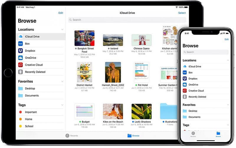 Übertragung per iCloud