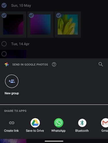 save to drive from google photos