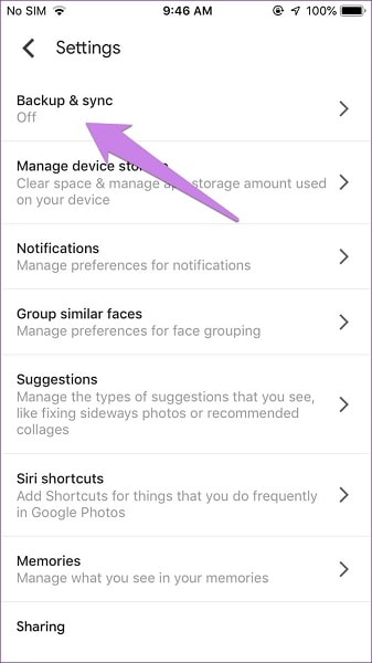 كيفية نقل الصور من iPhone إلى Google photos 4