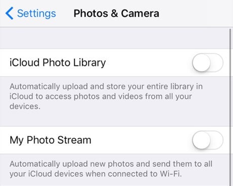 Aktiviere iCloud-Foto-Upload auf dem iPhone