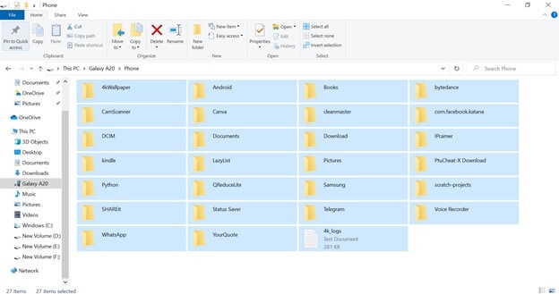 Windows Explorer Dateien auswählen